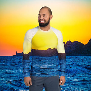 T-shirt de Compression pour Homme - Lumière océan - ESPOIR PHOTOS