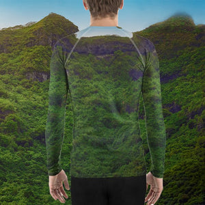 T-shirt de Compression pour Homme - Silence des Cimes - ESPOIR PHOTOS