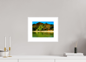 Vibrations du Rivage - Fuji Crystal avec cadre - ESPOIR PHOTOS