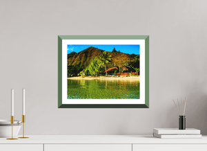 Vibrations du Rivage - Fuji Crystal avec cadre - ESPOIR PHOTOS